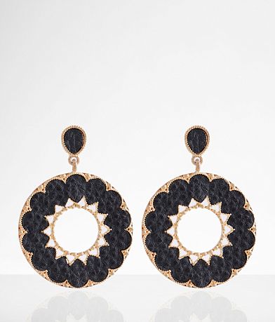 boutique by BKE Textured Earring front view