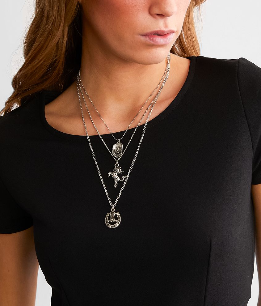 Western Charm Tiered Necklace