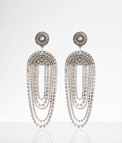 boutique by BKE Layered Glitz Earring front view
