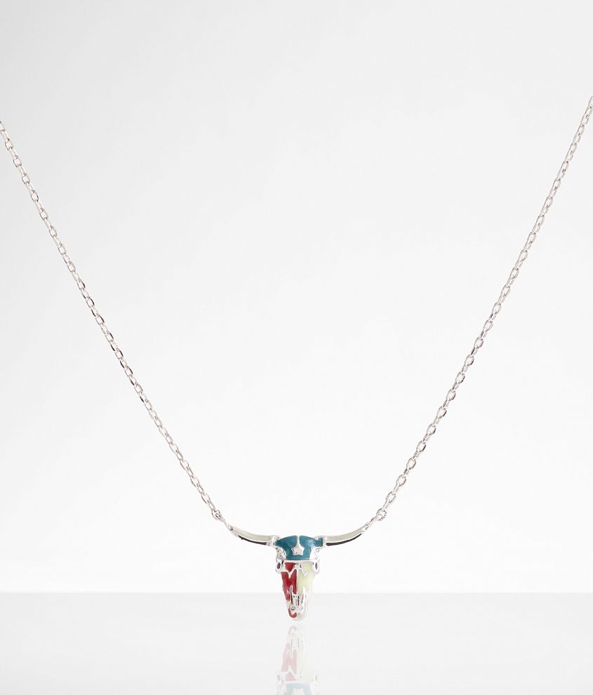 boutique by BKE Americano Steer Necklace front view