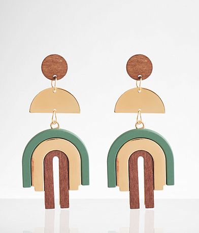 boutique by BKE Arched Earring front view