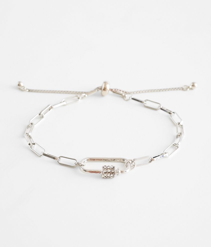 BKE Paperclip Chain Bracelet front view