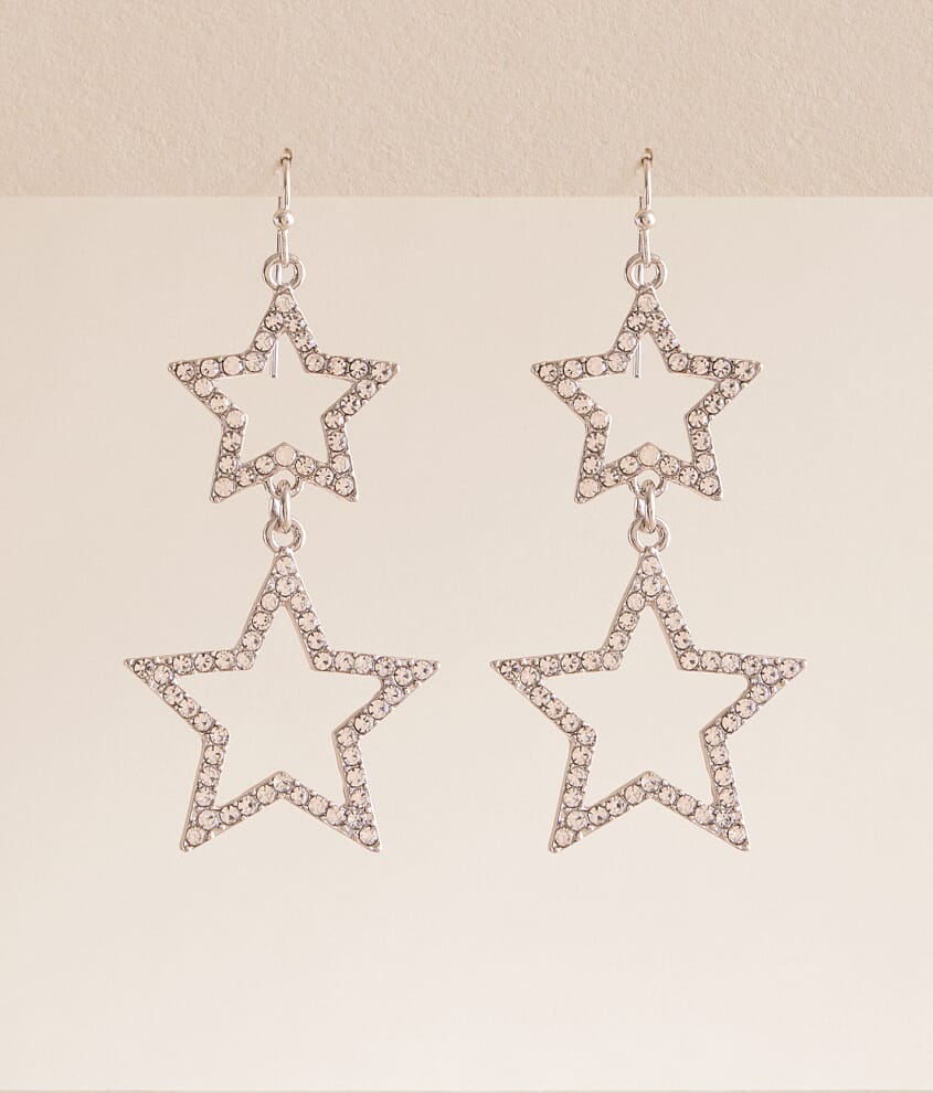 Glitz Star Drop Earring