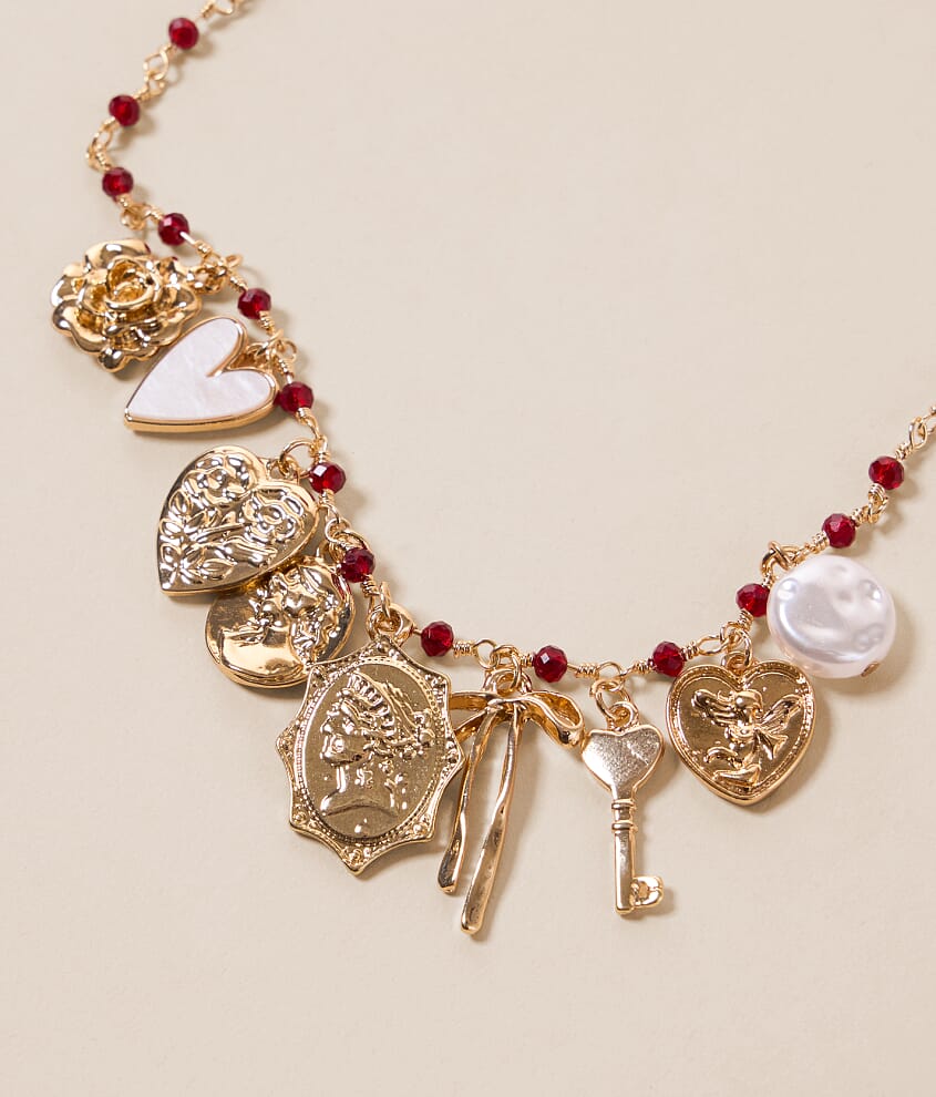 Beaded Charm Necklace