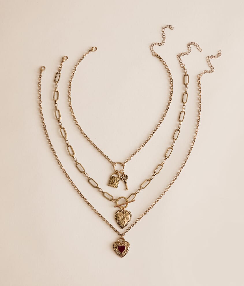 3 Pack Statement Necklace Set