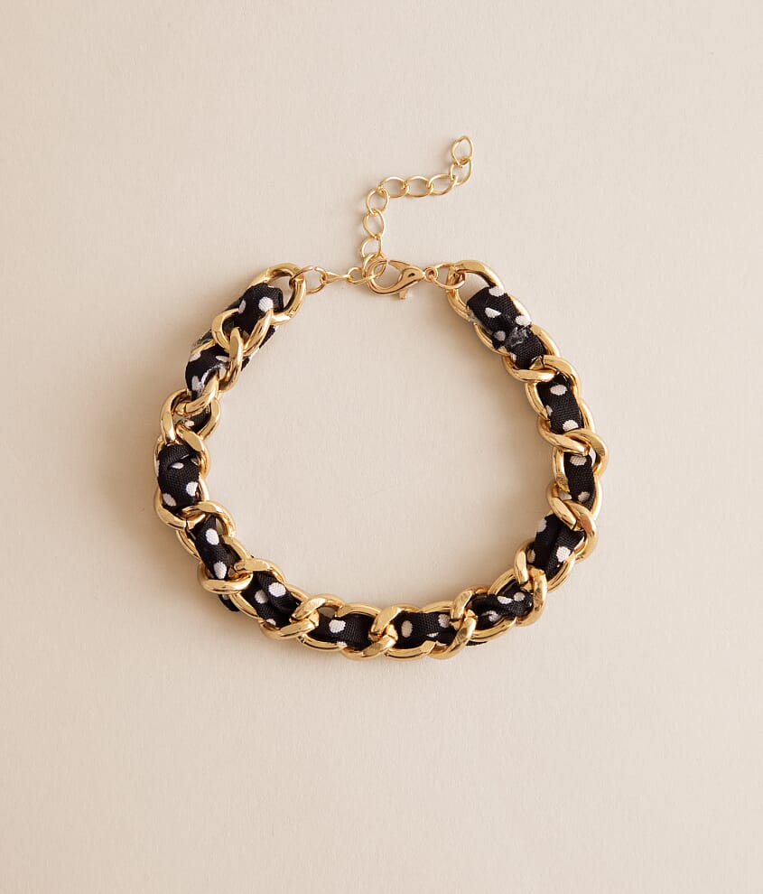 Polka Dot Wrapped Bracelet