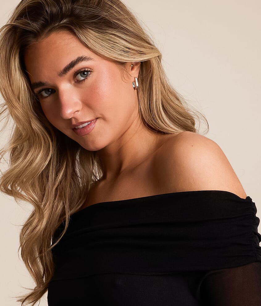 3 Pack Hoop Stud Earring Set