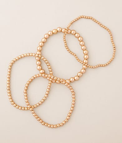 boutique by BKE 4 Pack Beaded Bracelet Set front view