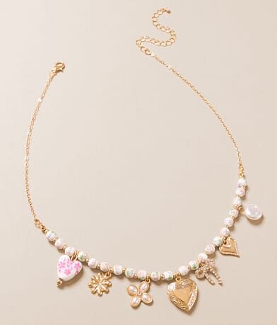 boutique by BKE Sweet Charm Necklace front view