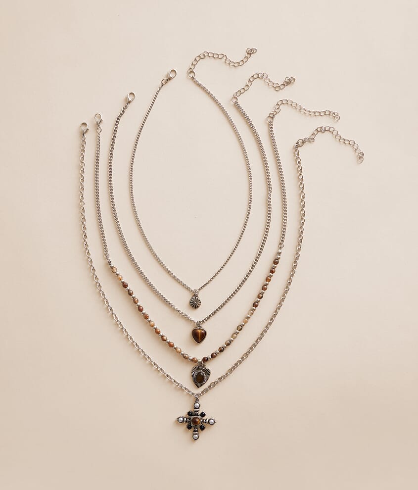 4 Pack Western Necklace Set
