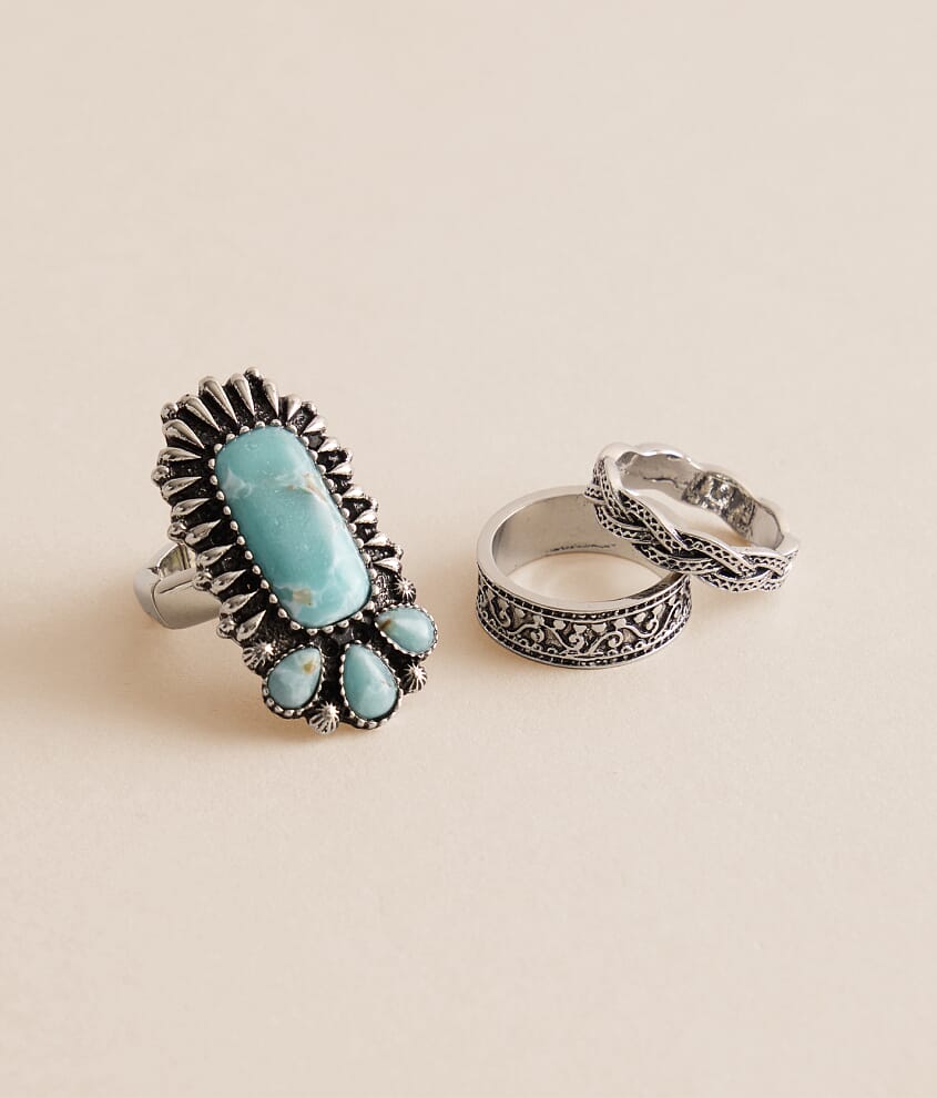 3 Pack Western Ring Set