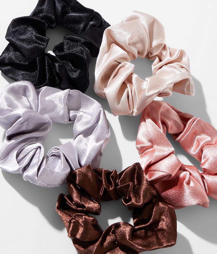 noir 5 Pack Hair Scrunchies