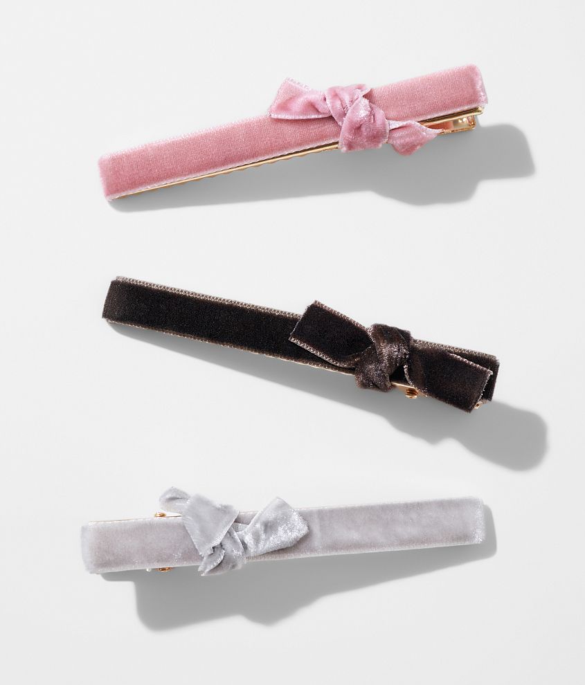 boutique by BKE 3 Pack Velvet Hair Clips