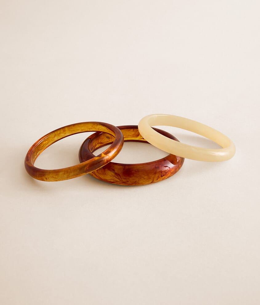 3 Pack Bangle Bracelet Set - thumbnail 2