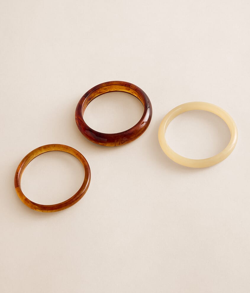 3 Pack Bangle Bracelet Set - thumbnail 3