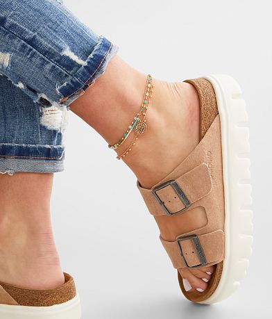 boutique by BKE 3 Pack Ankle Bracelet Set front view