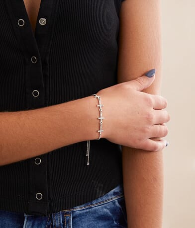 BKE Rhinestone Cross Bracelet misc detail 1 view