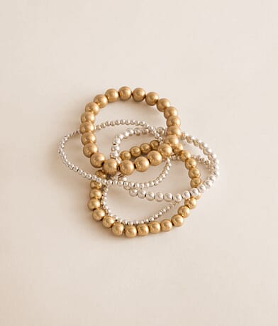5 Pack Two Tone Bracelet Set thumbnail 2