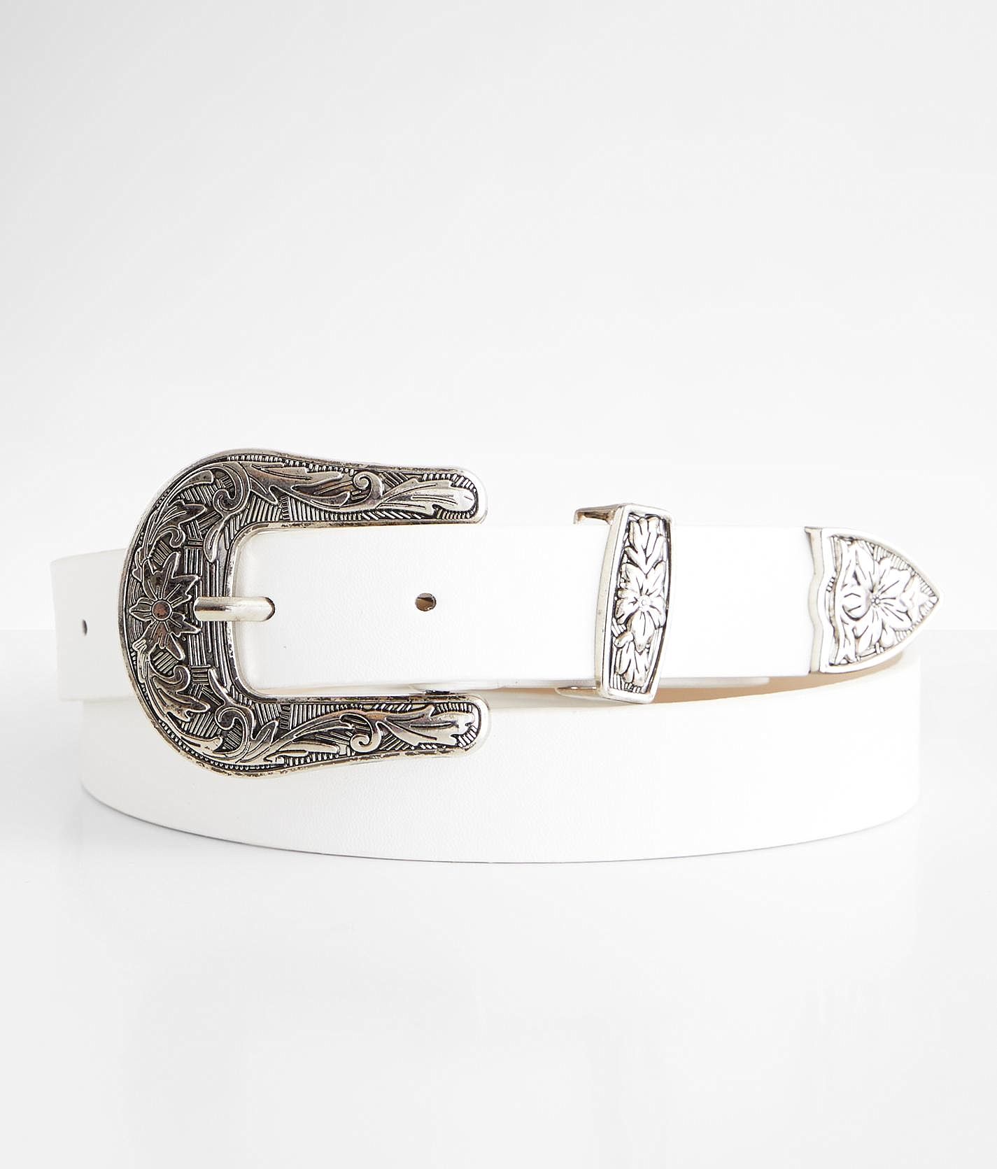 BKE Double Embossed Buckle Belt - Women's