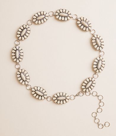 BKE Stone Chain Belt front view