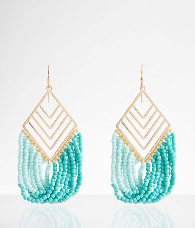 boutique by BKE Seed Bead Drop Earring front view