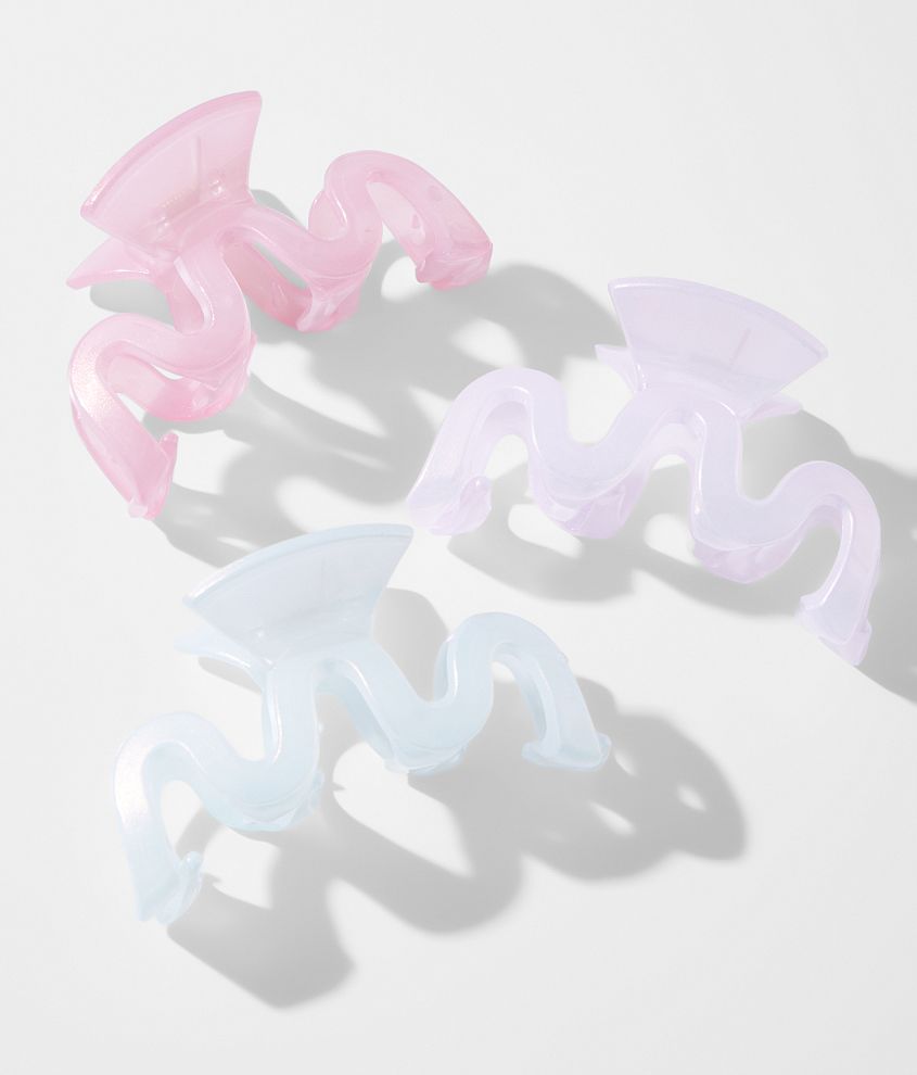 nOir™ 3 Pack Pastel Hair Claw Clips - Women's Hair Accessories in ...