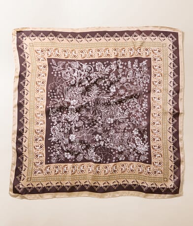 boutique by BKE Fashion Satin Scarf front view
