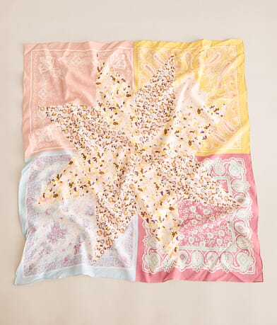BKE Floral Fashion Scarf front view