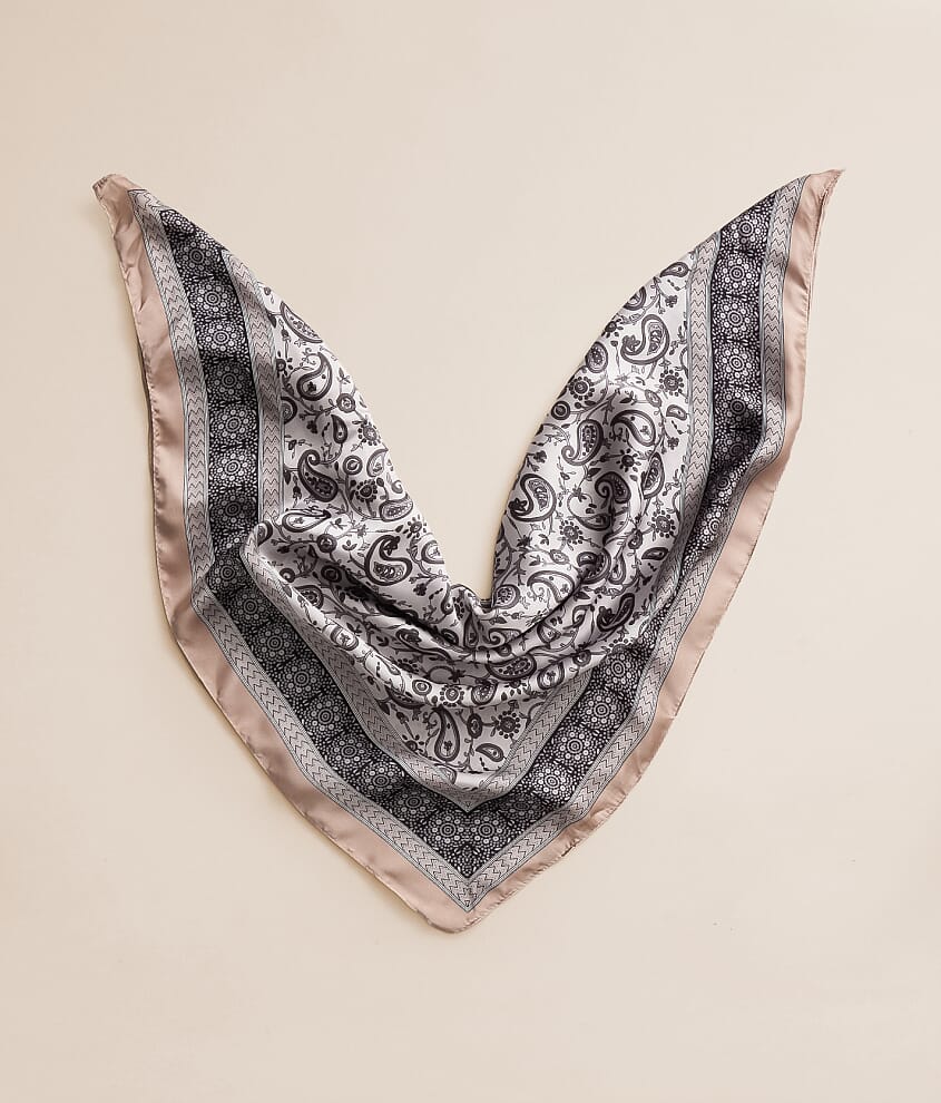 Paisley Satin Fashion Scarf