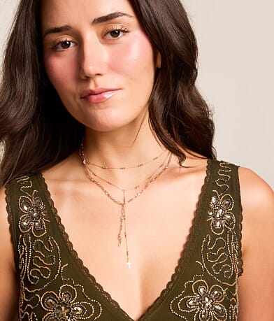 3 Pack Cross Necklace Set thumbnail 4