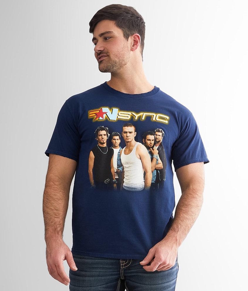 NSYNC Band T-Shirt - Men's T-Shirts in Iris Navy | Buckle