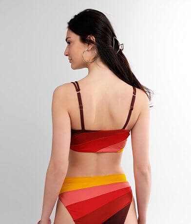 Isabella Rose Color Block Swim Top back view