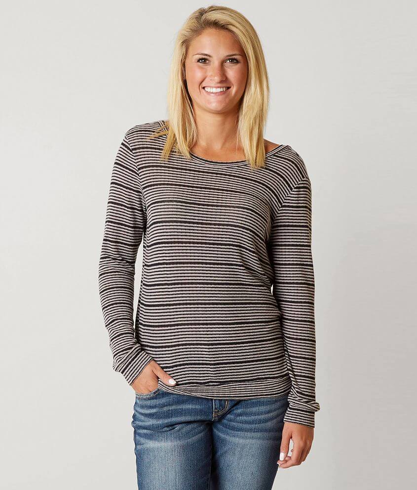 Willow &#38; Root Striped Top front view