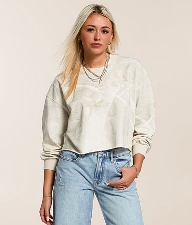 Gilded Intent Camo Cropped Pullover front view