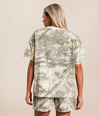 Gilded Intent Oversized Camo T-Shirt BACK