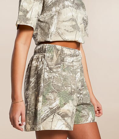 Gilded Intent Camo Knit Short full left side view