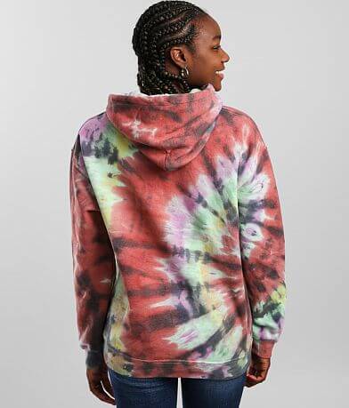 The NU Vintage Tie Dye Hooded Sweatshirt BACK