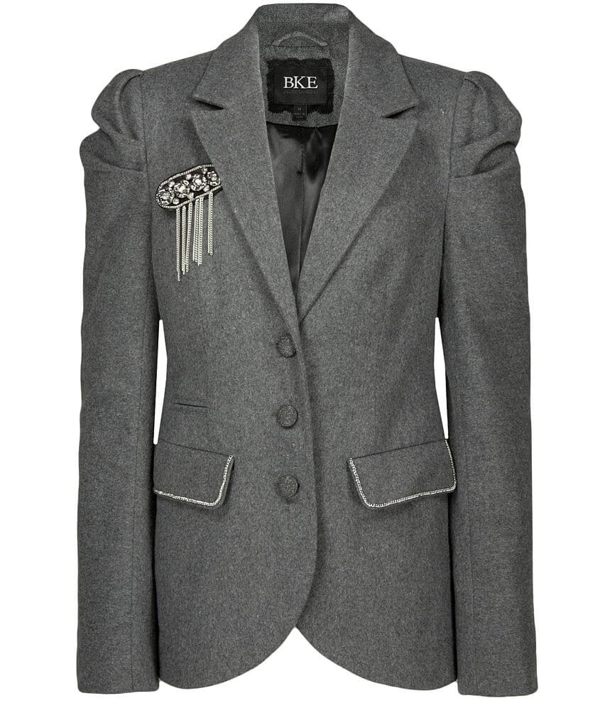 BKE Button Blazer front view