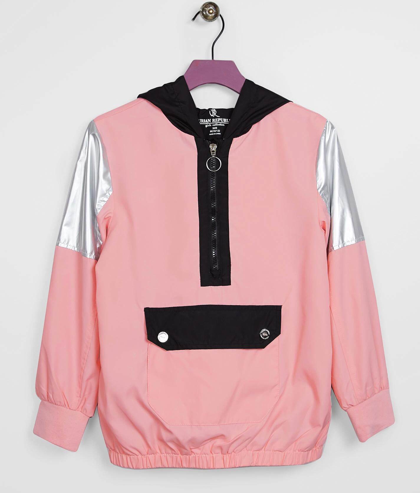 windbreaker hooded jacket