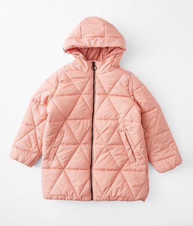 Pink rebel bubble clearance coat