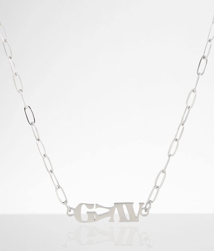 JAECI God Is Greater Necklace front view