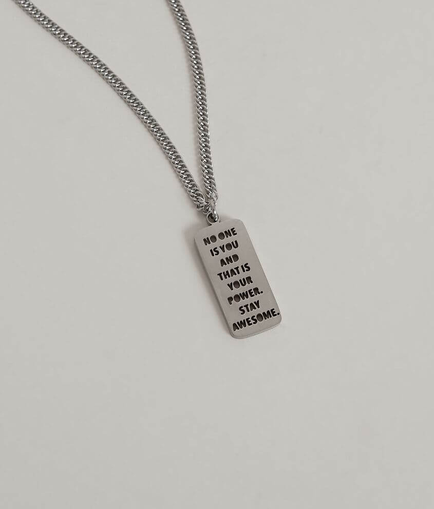 JAECI No One Is You Necklace front view