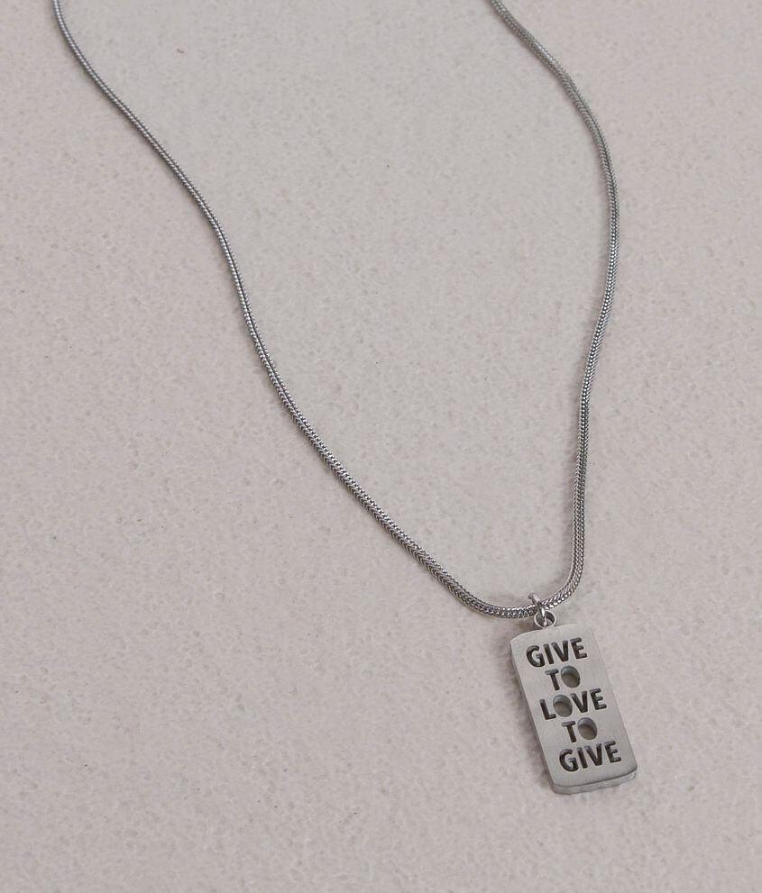 JAECI Give To Love To Give Necklace front view