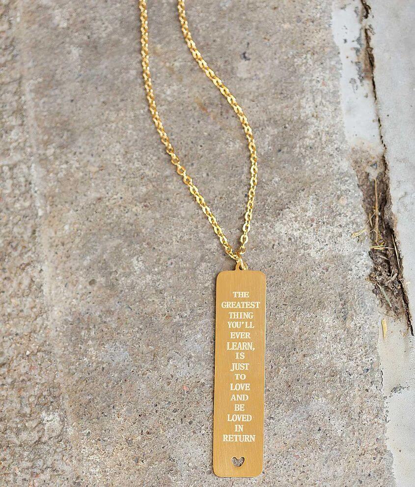 JAECI Love &#38; Be Loved Necklace front view