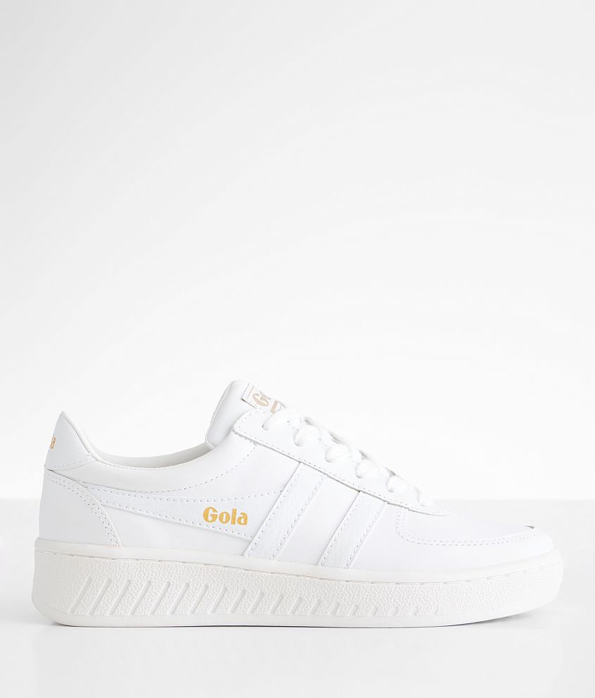 Gola® Grandslam Leather Sneaker - Women's Shoes in White White | Buckle