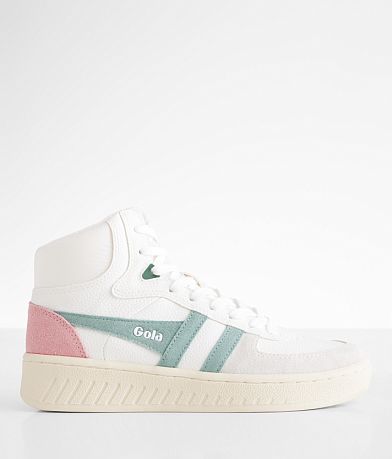 Gola® Slam Trident High Top Leather Sneaker front view