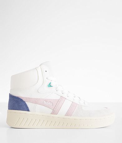 Gola® Slam Trident High Top Leather Sneaker front view