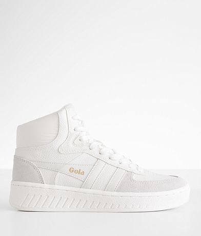Gola® Slam Trident High Top Leather Sneaker front view