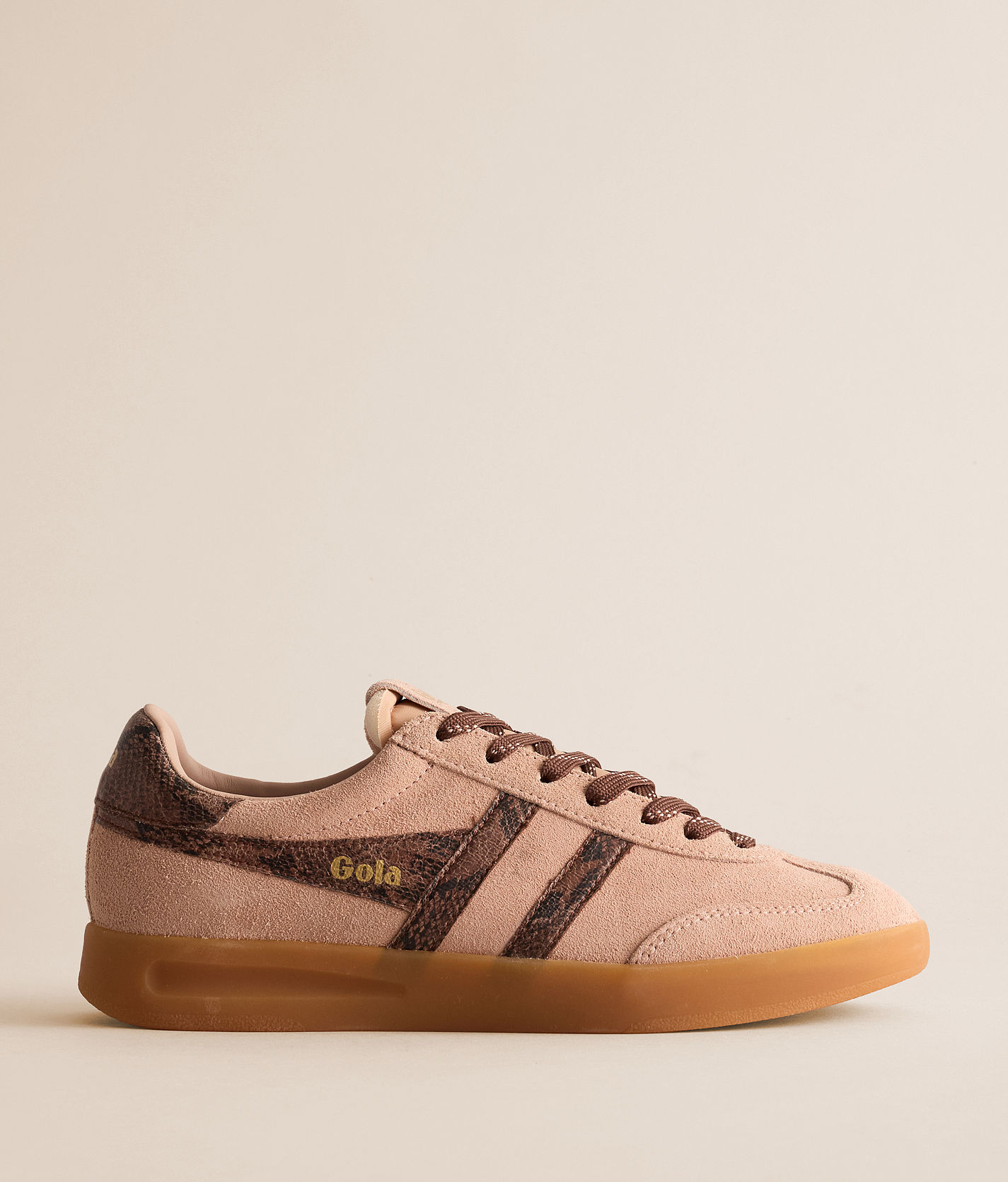 Gola® Cyclone Leather Sneaker - Women's Shoes in Cameo Root Gum