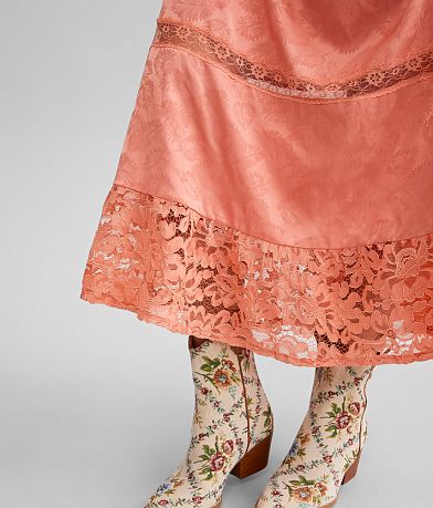 Floral Jacquard Maxi Dress thumbnail 6